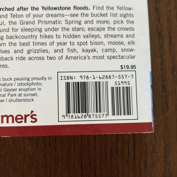 NWOT 2 books Yellowstone National Park 2025, Yellowstone Grand Teton Nat park - Picture 4 of 4
